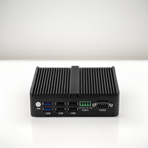OEM ODM อุตสาหกรรมมินิพีซี N100 quad-core DDR4 4x2.5G LAN & WiFi HD DP fanless Office minipcs SSD + HDD Storage - Product Image 1