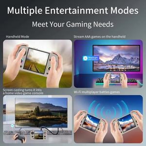 קונסולת משחק כף יד רטרו <span class=keywords><strong>3</strong></span>.95 אינץ' מסך IPS 64 ביט מערכת לינוקס עם ג'ויסטיק RGB -תמיכה ב-32G - Product Image 6