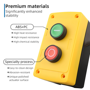 Hban bottoni Maker 22mm di plastica interruttore IP65 impermeabile connessione a pulsante scatola - Product Image 4
