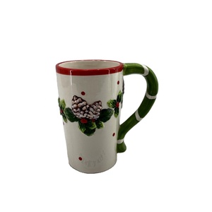 苹果装饰陶瓷咖啡杯