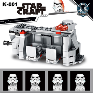 K001-K012 uzay savaşları serisi <span class=keywords><strong>R2</strong></span>-D2 C-3PO Trooper Jawa uzay gemisi yapı taşı seti çocuklar eğitim plastik yaratıcı oyuncak