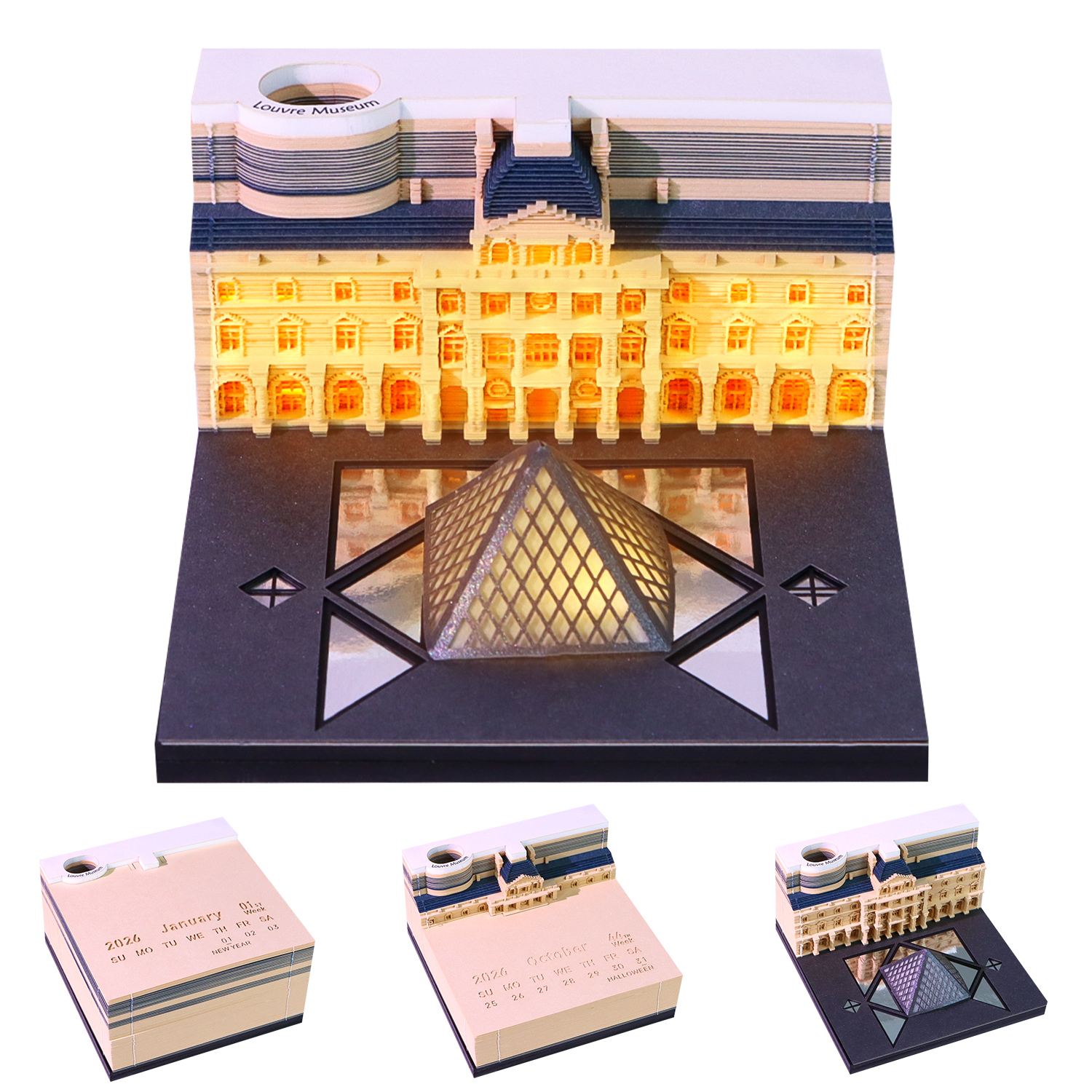 Le Louvre-multicolore
