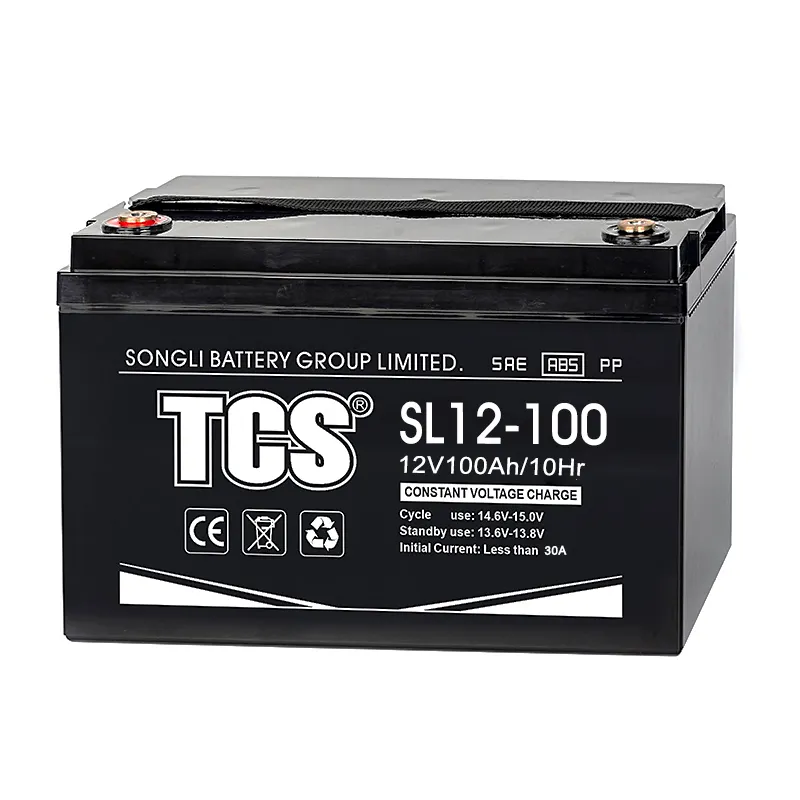 TCS Solar Power Battery 12 V100ah Deep Cycle Gel Battery Long Lifetime Battery
