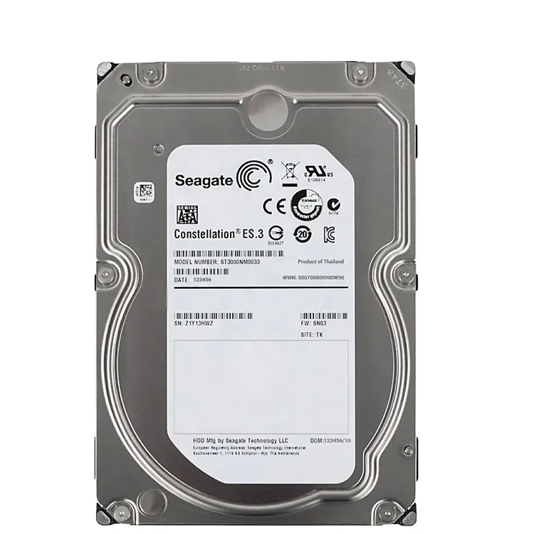 ST3000NM0033 Seagate 64M 3Tb 7.2K 6G Sata Hdd דיסק קשיח עבור סיטונאי