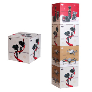 Estantes de exhibición de papel de cartón corrugado coloridos promocionales personalizados cubos apilables para exhibición al por menor - Product Image 4