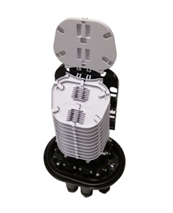 FTTH Network esterno a cupola tipo 288 core FTTX verticale fibra ottica giunto scatola 288FO FOSC con 6 + 1 cavo porte - Product Image 6