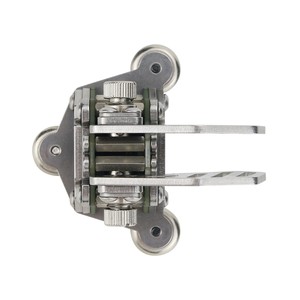 HamGeek HG-K6 2nd nesil çift kürek Morse anahtar manyetik tabanı ile paslanmaz çelik otomatik CW anahtar - Product Image 4