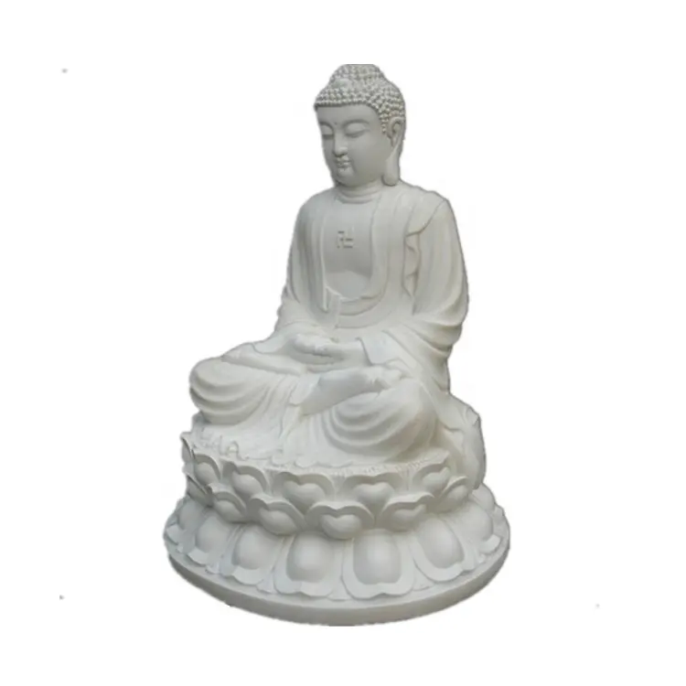 Mini statue de bouddha grande statue de bouddha en résine statue de méditation bouddha en marbre blanc