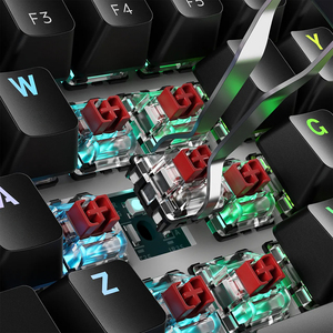 OEM Gasket Streaming <strong>Keyboard</strong> K1 Pro - Red Axis, RGB, <strong>Programmable</strong> LCD Keys - Designed for Creators &amp; Live Platforms - Product Image 6