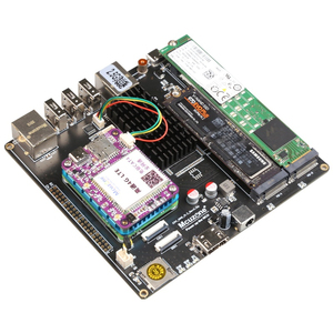 Scheda di sviluppo CM4-NAS Raspberry Pi con 2.5G NVME M.2 M-Key PCIE scheda di rete Linux OS disco rigido a tre vie