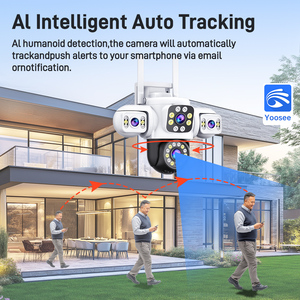 Outdoor12MP Wifi <strong>Camera</strong> 3 Lens Automatic Tracking App Control Two-Way Audio Color Night Home Security System Cctv <strong>Camera</strong> - Product Image 4