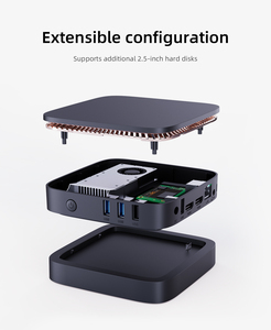 工場直接ファンレスネットトップコンピューターPcAk1ProネットトップボックスNucデスクトップミニPcスモールフォームファクターシンゼロクライアントミニPc