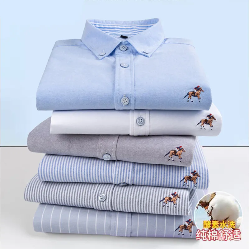 TS2108 multi colors dress shirts for men plus size men's shirts 100% cotton