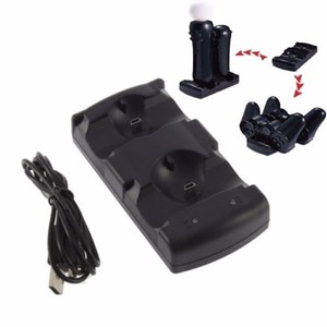2合1双充电座PS3移动Playstation 3控制器操纵杆游戏手柄双充电器快速船 - Product Image 1