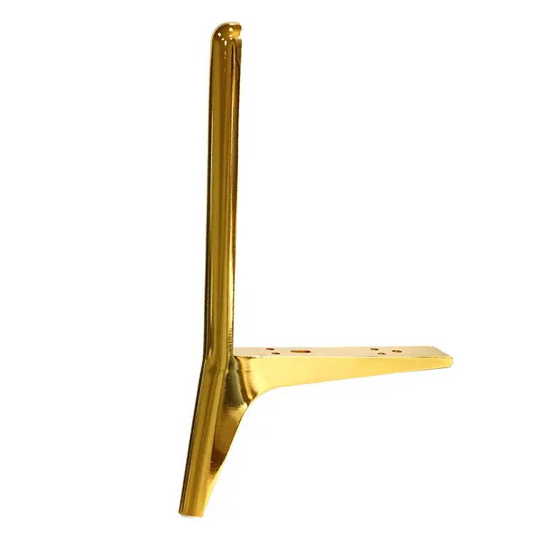 WINSTAR Tall Straight Tapered Legs Vanity Mirror Black Gold Table feet Thick Sofa Metal Legs for Bathroom Cabinet sofa leg