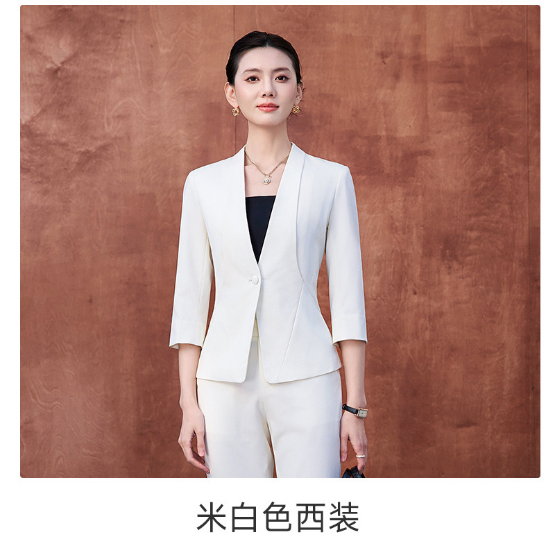 off-white suit