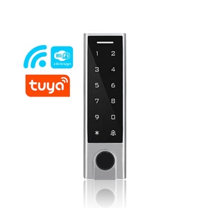 Control DE ACCESO biométrico de huellas dactilares con aplicación Tuya IP68 teclado impermeable pantalla táctil lector de tarjetas RFID con aplicación TTLCOK - Product Image 3