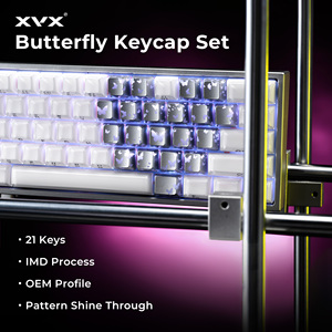 Xvx flutterbloom OEM hồ sơ imd-công nghệ chơi game Bàn Phím Cơ khí Keycaps 21-key tất cả MX Thiết bị chuyển mạch MX theo kiểu nhái PBT + PC chất liệu - Product Image 3