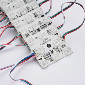 Di alta qualità DC24v RGBW DMX512 modulo Led quadrato programmabile magico impermeabile modulo Blockchain per soffitto morbido Lightbox