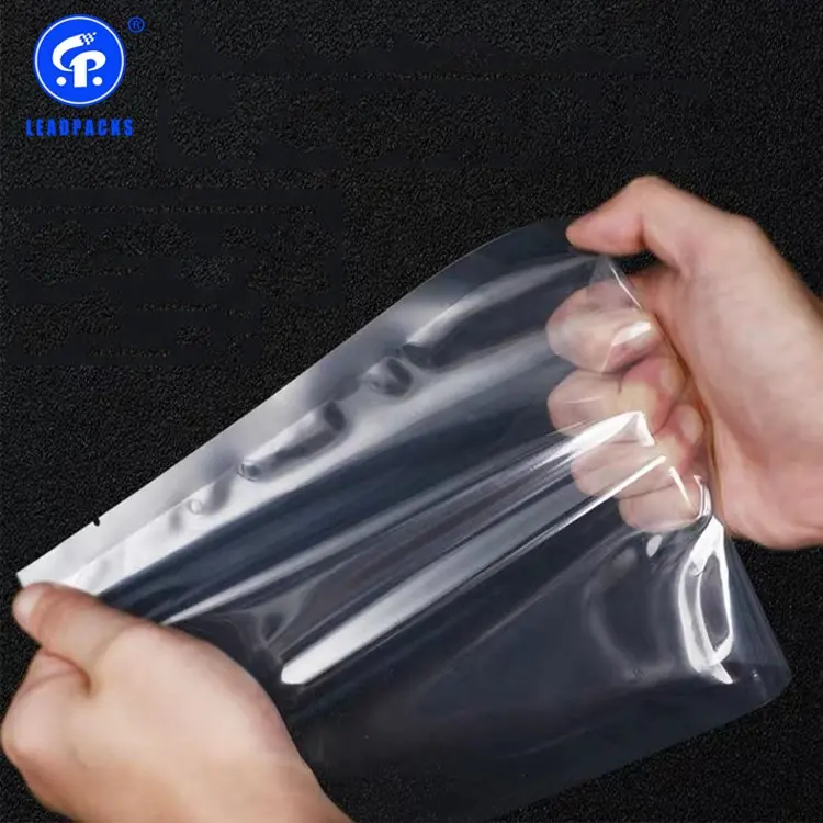 High temperature retort pouch transparent plastic food vacuum bag