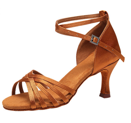 Brown 5.5cm heel shoes