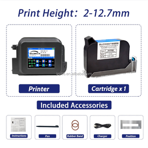 Mini Batch Code Tragbare Hand-Tinten strahl druckmaschine für schnell trocknende Chargen codierer Ei Datum Verfalls nummer Datum TIJ Drucker pistole - Product Image 5