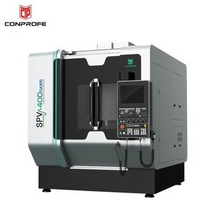 Çok fonksiyonlu 5 eksenli HSK A63 freze 5 eksen VMC400 CNC yağı soğutucu makine dikey işleme merkezi cam için tek - Product Image 1