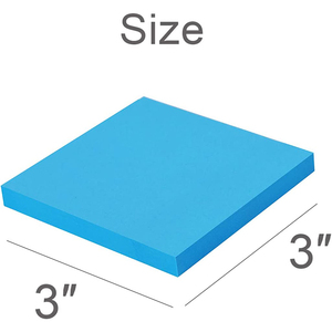 Bloc de notas de material de papel offset de 3*3 100 hojas de buena calidad, Bloc de notas adhesivo personalizado de mesa barato - Product Image 3