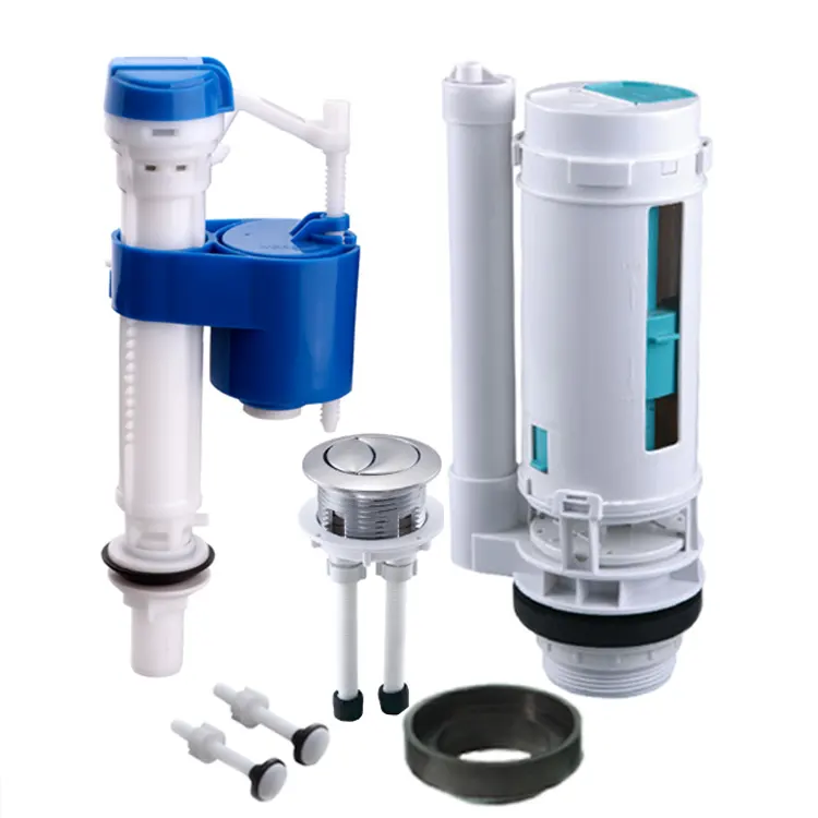 ABS-Doppelspül-Toiletten ventile und Füll ventil zisternen mechanismus Toiletten zisternen armaturen