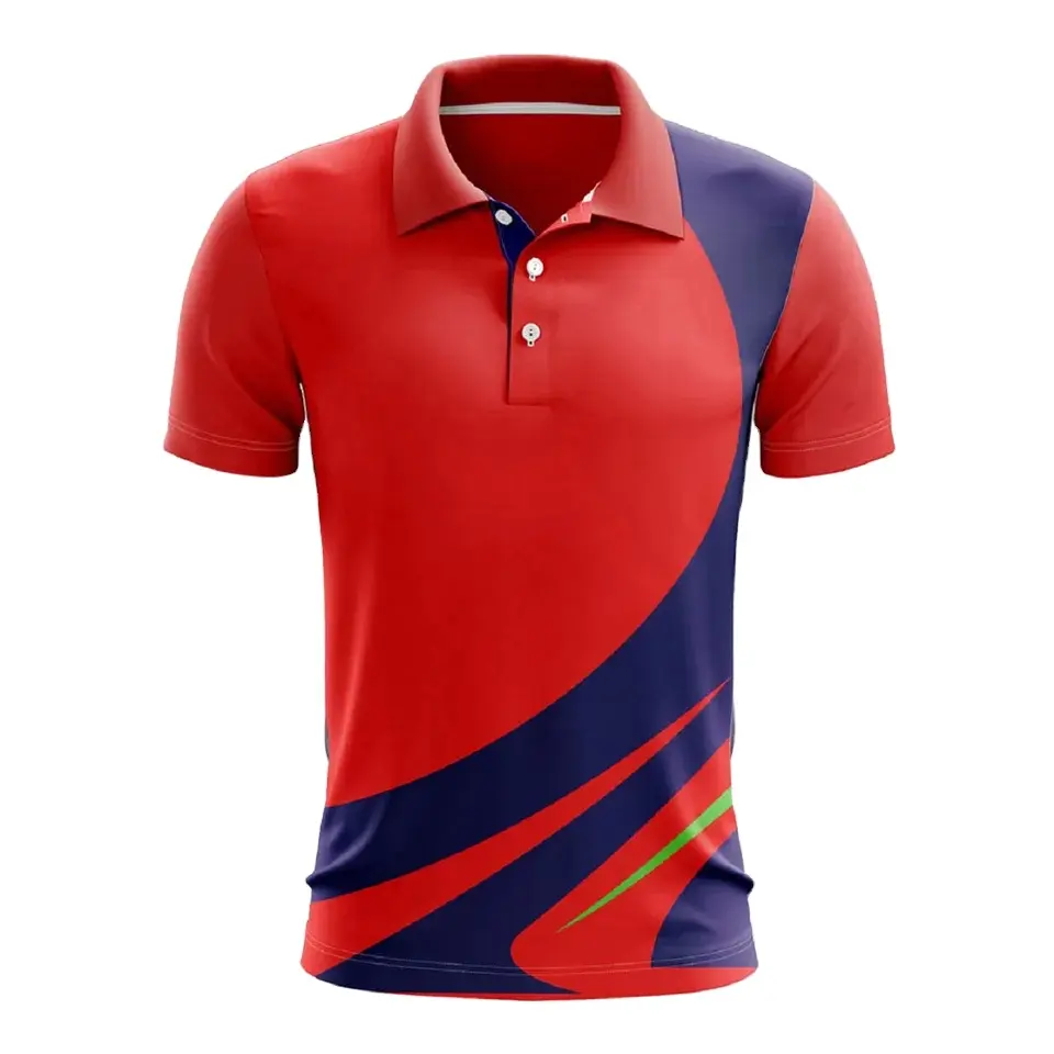 OEM 100% Polyester Quick Dry Sublimiertes hochwertiges Cricket-Sport trikot Custom Cricket Uniform Set ODM