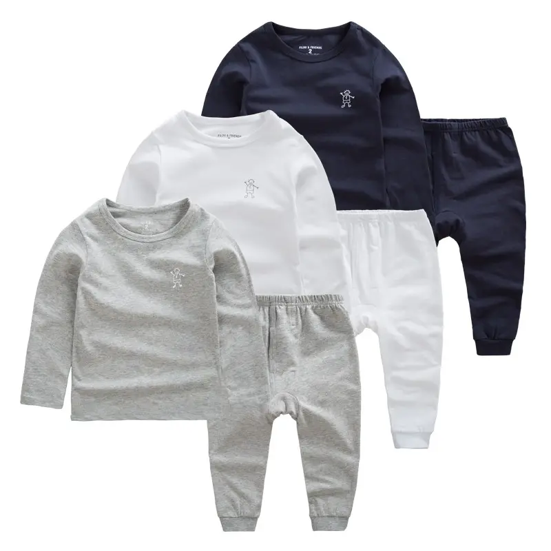 Nuovo Design Kids Boy Wear Child Plain Spring Clothing set di Shopping Online