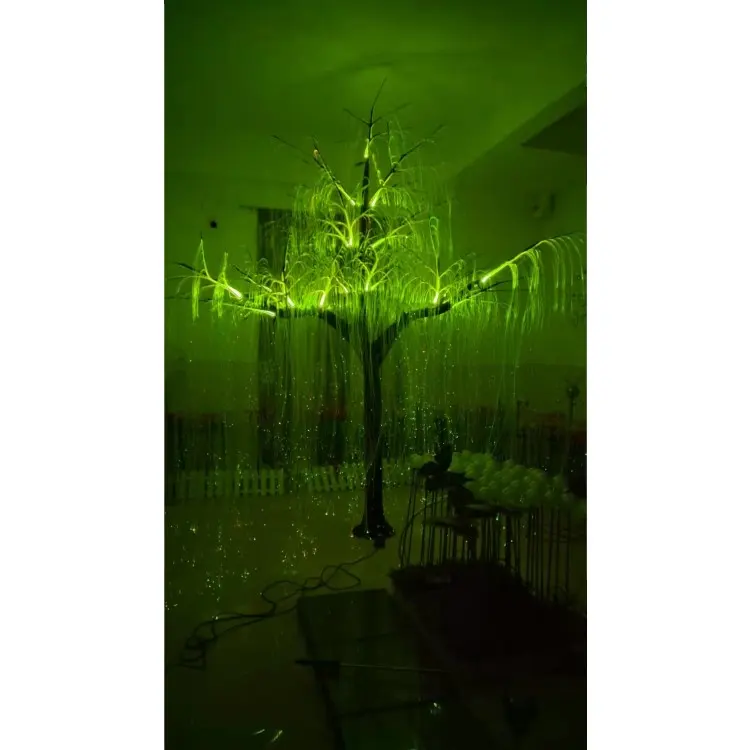 Luz de paisaje decorativa para exteriores, árbol de fibra óptica, Avatar, sauce