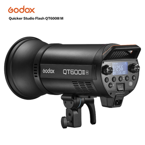 Godox QT600III 600W 1/8000s yüksek hızlı Sync stüdyo flaş çakarlı lamba dahili 2.4G sistemi + 40W LED modelleme ampul - Product Image 3