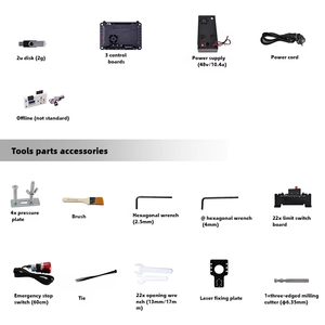TEBAK CNC 4030Pro 3-Axis PCB Drilling Mini Carpintería CNC Máquina de Grabado para DIY Madera mini máquina enrutadora de madera - Product Image 3