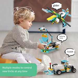 STEM App RC Control CB10 Science Educational DIY <strong>Programming</strong> Robot Building Block Toys Set for Children - Product Image 4