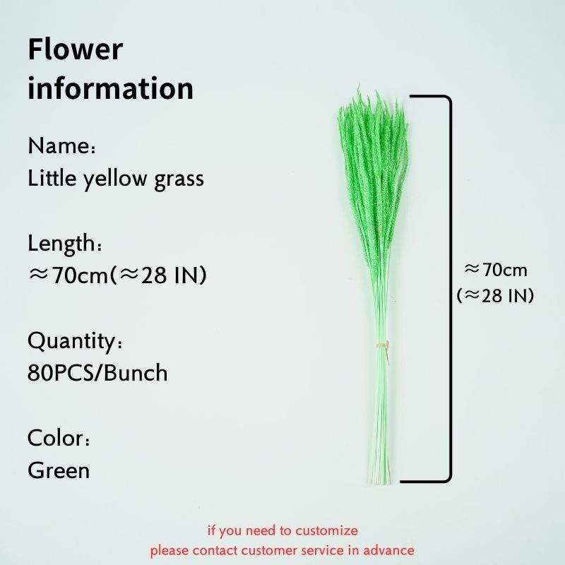 Green (Qty: 80PCS/bundle), the total length is 28 inches