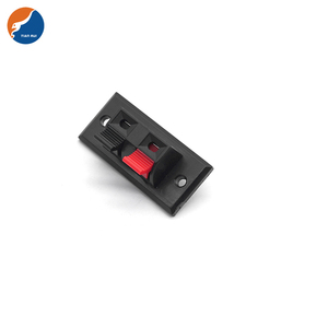 Mini Black 2PIN 4PIN WP Press <strong>Push</strong> Type Cable Speaker Amplifier <strong>Spring</strong> Loaded Connecting Connect <strong>Terminal</strong> <strong>Block</strong> - Product Image 3