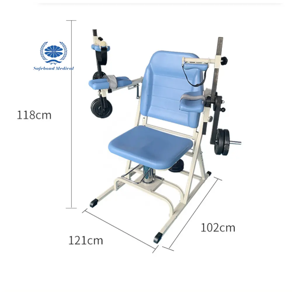 Equipo de fisioterapia personalizado para niños, silla de tracción de coderas ajustables de alta calidad