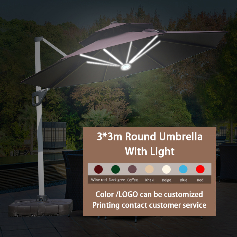 3m rond avec lumière