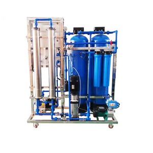 500LPH小型纯净水销售站反渗透水系统家用工厂