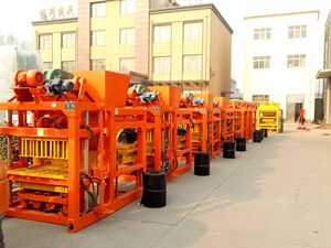 Полуавтоматический полый бетонный блок с контроллером PLC, машина для производства в Узбекистане - Product Image 5