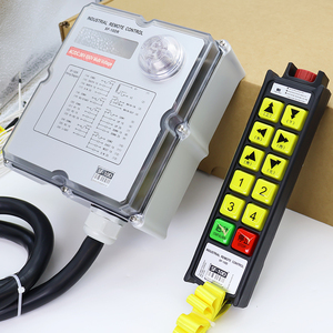 Vendita calda a doppia velocità telecomando a 10 pulsanti RF telecomando con segnale di trasmissione forte codice fisso per gru industriali - Product Image 5