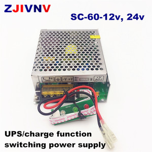 <strong>60W</strong> <strong>12V</strong> 5A Universal AC UPS/Charge Function Monitor Switching Power Supply With <strong>LED</strong> Indicator, Battery Charger SC-60-12 <strong>LED</strong> - Product Image 2