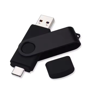 แฟลชไดรฟ์ USB 2in1 128GB 64GB 32GB ความเร็วสูง16GB 8GB 4G แฟลชไดรฟ์หมุนได้แบบกำหนดเอง - Product Image 5