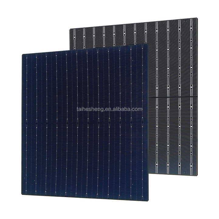 High Efficiency 22.1-23.4% Monocrystalline Silicon Bifacial Solar Cell 210mm 12BB PERC Solar Panel Chinese Factory Solar Cell