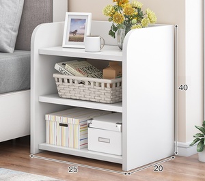 Mesita de noche multifuncional, moderna y sencilla, estante de almacenamiento pequeño, dormitorio principal, nuevo armario de almacenamiento, mesita de noche, armario pequeño - Product Image 3