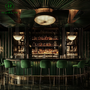 Hualin phong cách hiện đại nhà hàng chất lượng cao thiêu kết Đá Bàn ăn khách sạn Cafe chủ đề nhà hàng bàn ghế - Product Image 5