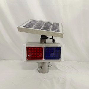 Bán sỉ an toàn đường Bộ màu đỏ màu xanh chướng ngại vật ánh sáng tùy chỉnh LED năng lượng mặt trời nhấp nháy cảnh báo ánh sáng nhấp nháy - Product Image 2