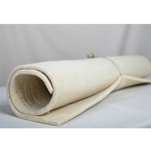 工厂直接便宜的彩色毛毡100% 羊毛面料用于大衣羊毛面料 - Product Image 5