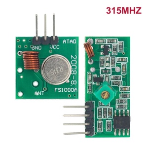 315Mhz 433Mhz <strong>RF</strong> Wireless <strong>Transmitter</strong> Module and <strong>Receiver</strong> Kit 5V DC 433MHZ Wireless Raspberry Pi /ARM/MCU WL Diy Kit - Product Image 3